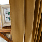 Declan Curtains Autumn Leaves Details