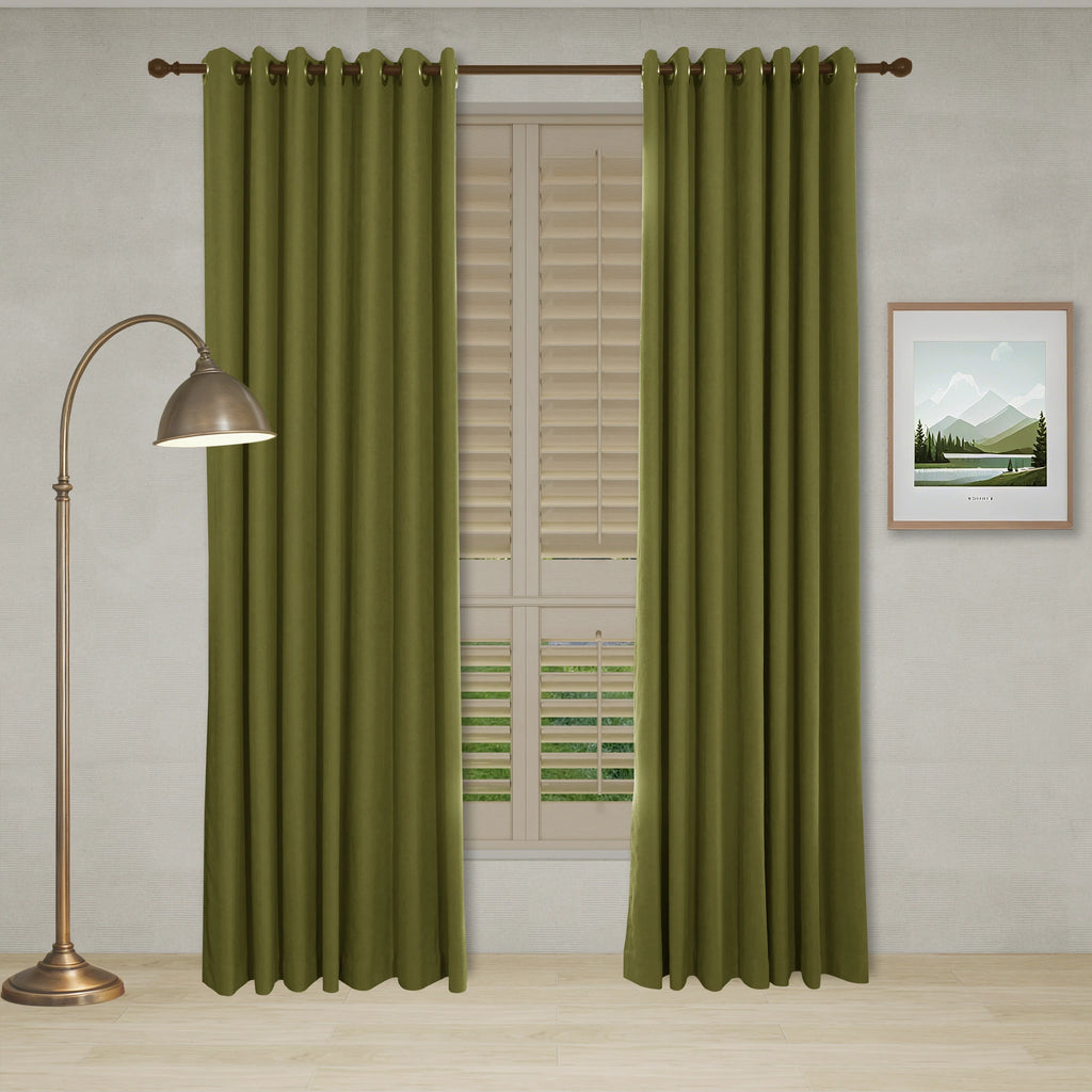 Declan Textured Herringbone Curtains