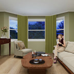 Declan Textured Herringbone Curtains