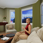 Declan Textured Herringbone Curtains