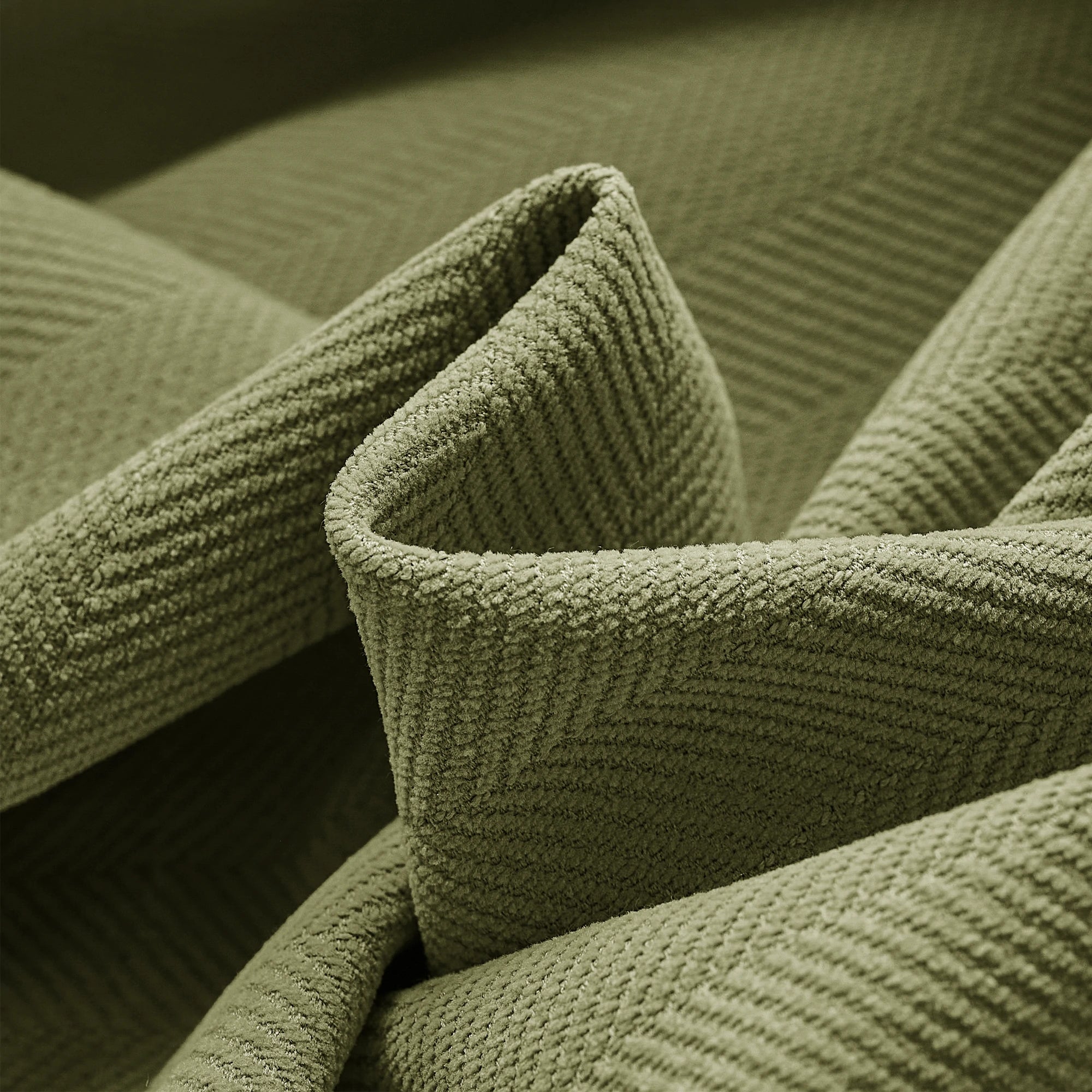 Declan Textured Herringbone Curtains