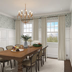 Declan Curtains Ivory Display