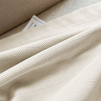 Declan Curtains Ivory Fabric Display