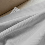 Declan Curtains Light Gray Fabric Display