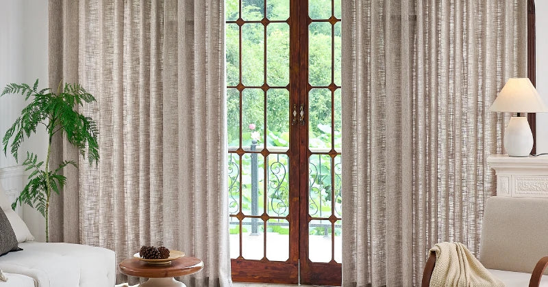 Custom living room curtains
