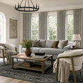 Dune Jacquard Wool-Linen Blend Curtains