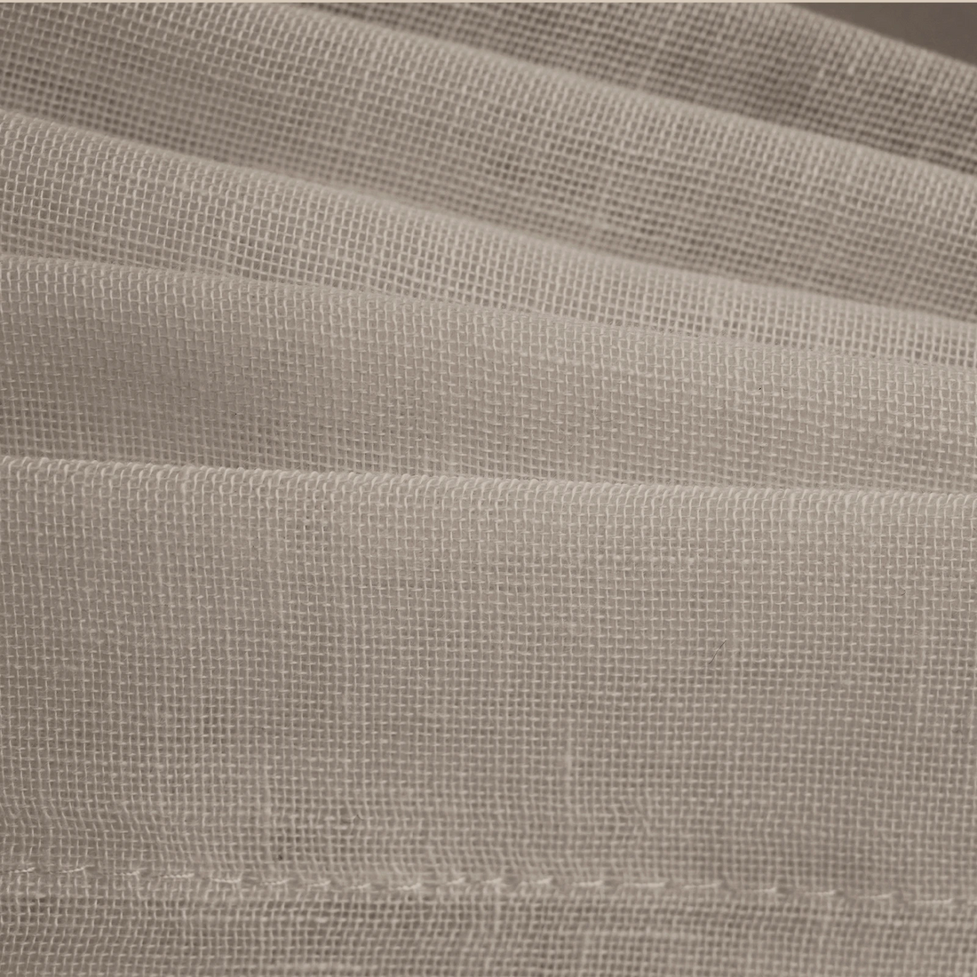 Fern Extra Long & Wide Cotton Semi Sheer Curtains