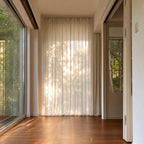 Fern Extra Long & Wide Cotton Semi Sheer Curtains