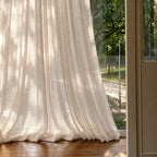 Fern Extra Long & Wide Cotton Semi Sheer Curtains