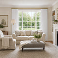 Gavin 100% Balckout Linen Look Curtains
