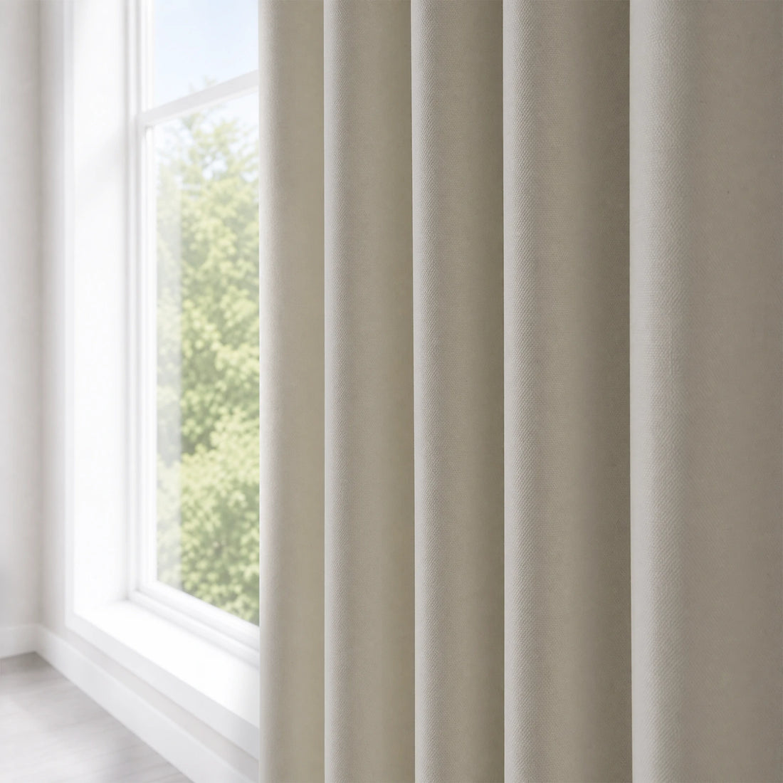 Gavin 100% Balckout Linen Look Curtains