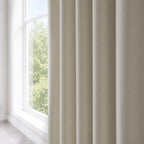 Gavin 100% Balckout Linen Look Curtains