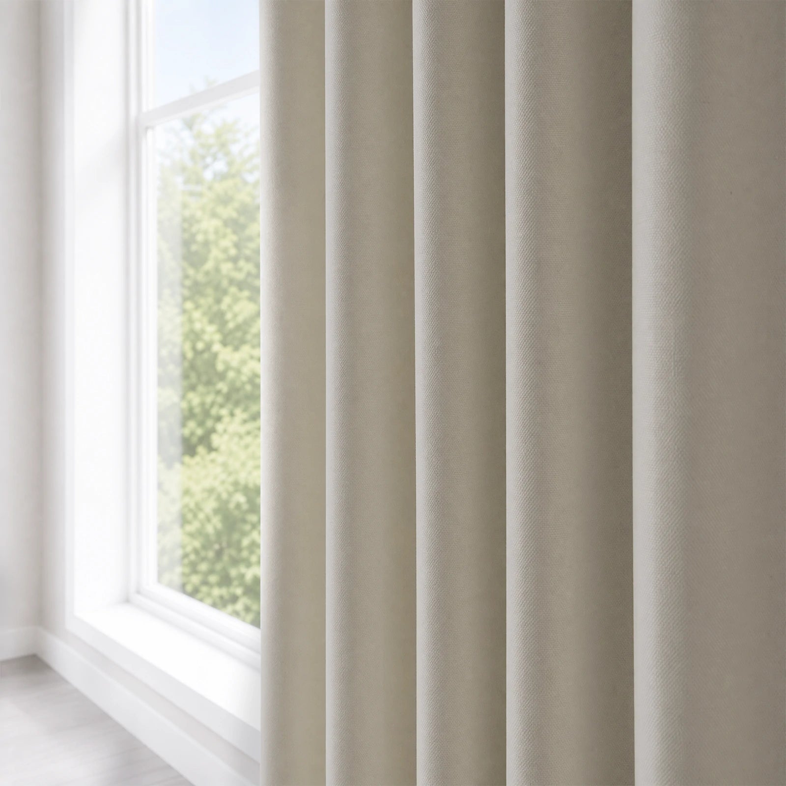 Gavin 100% Balckout Linen Look Curtains
