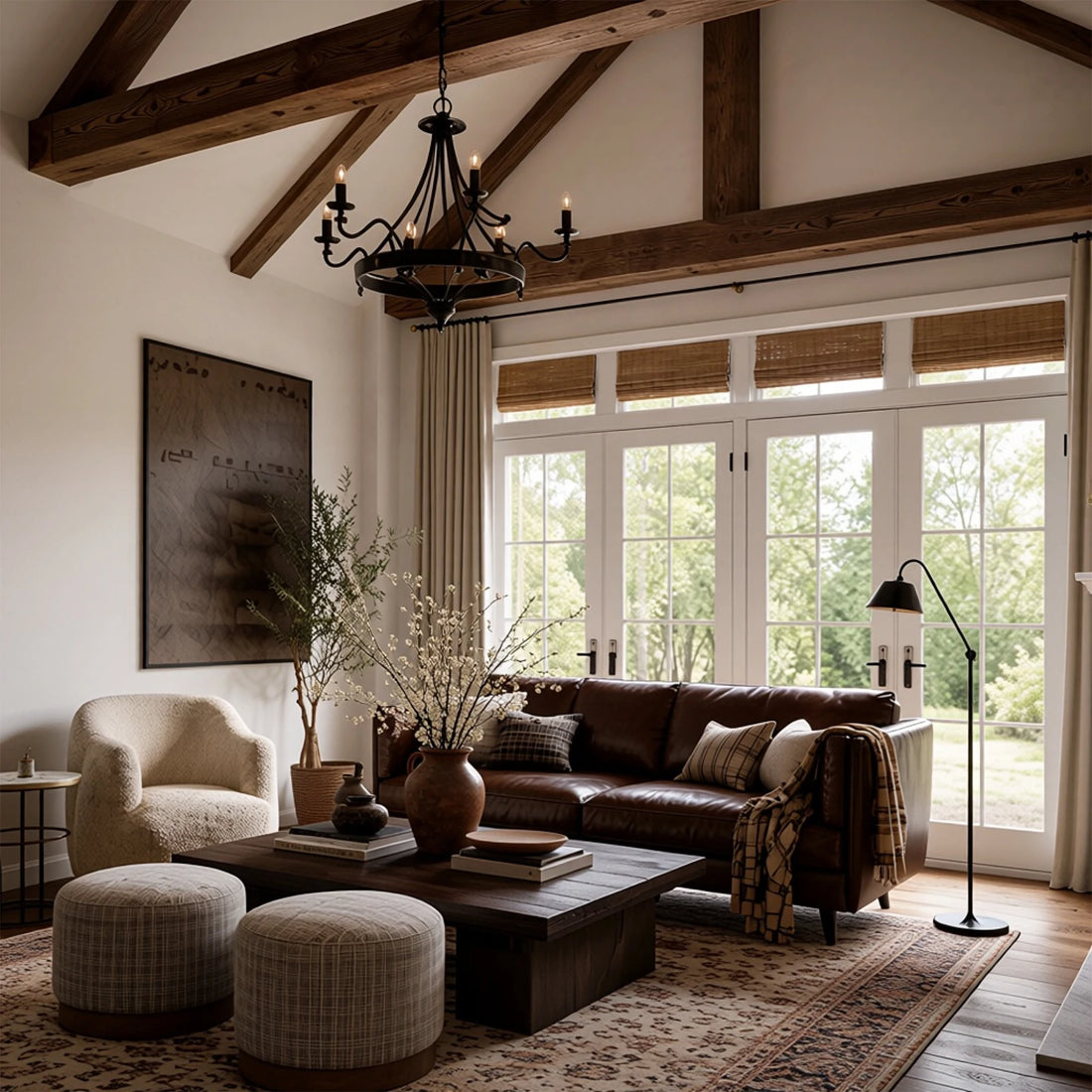Gavin 100% Balckout Linen Look Curtains