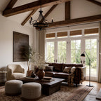 Gavin 100% Balckout Linen Look Curtains