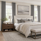 Gavin 100% Balckout Linen Look Curtains
