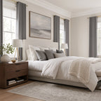 Gavin 100% Balckout Linen Look Curtains