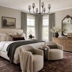 Gavin 100% Balckout Linen Look Curtains