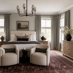 Gavin 100% Balckout Linen Look Curtains