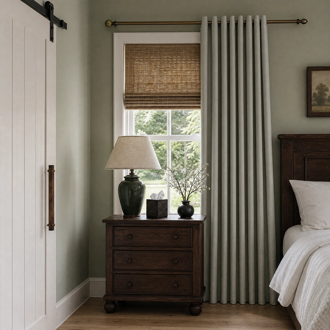 Gavin 100% Balckout Linen Look Curtains