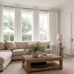 Gavin 100% Balckout Linen Look Curtains