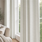 Gavin 100% Balckout Linen Look Curtains