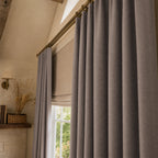 Gavin 100% Balckout Linen Look Curtains