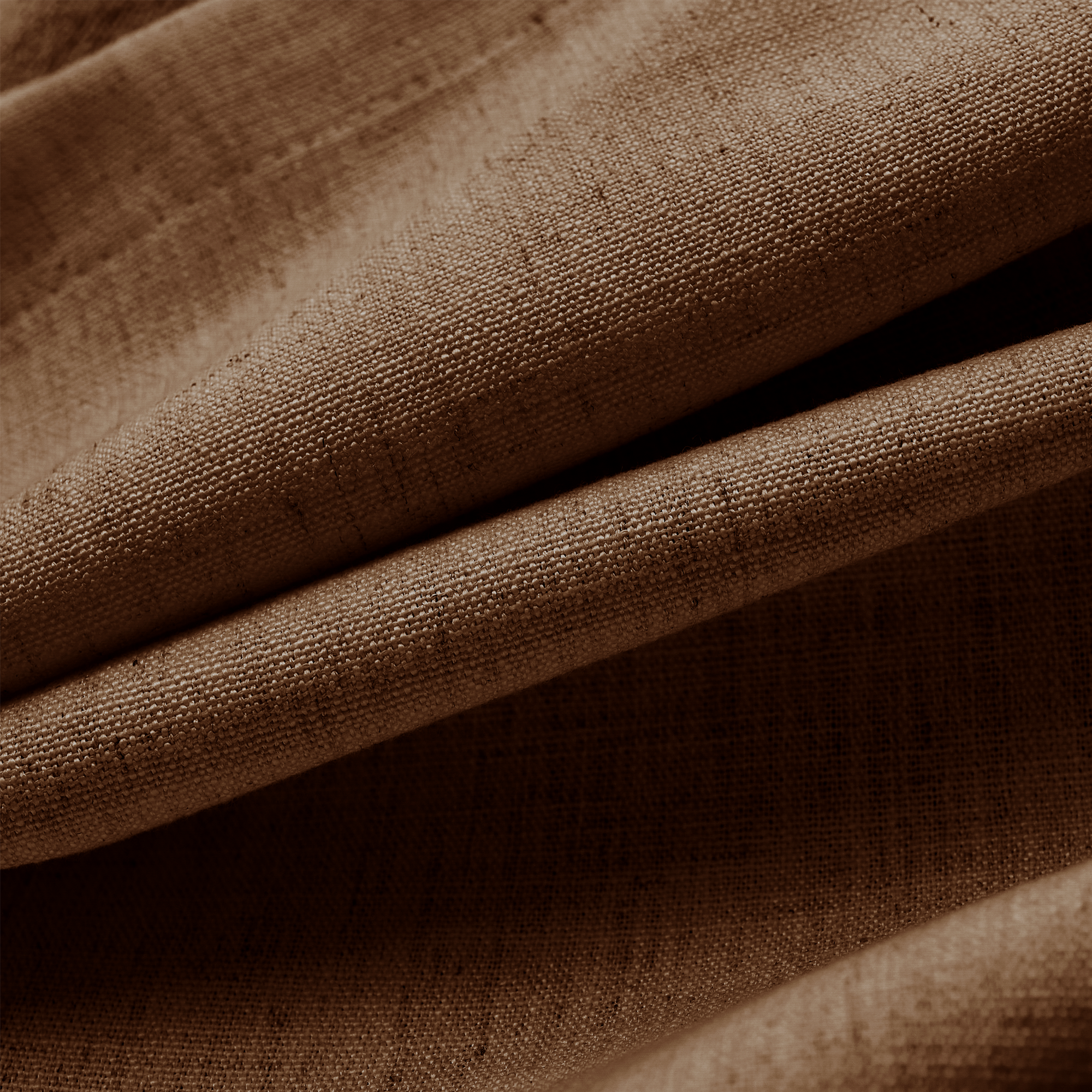 Jasper Curtains Rusty Brown Fabric Details