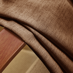 Jasper Curtains Rusty Brown Fabric Display