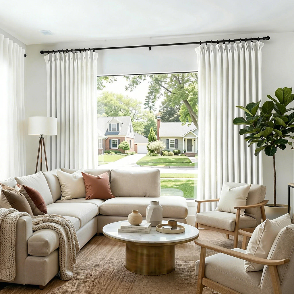 John Linen Texture Cotton Curtains