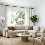 John Linen Texture Cotton Curtains