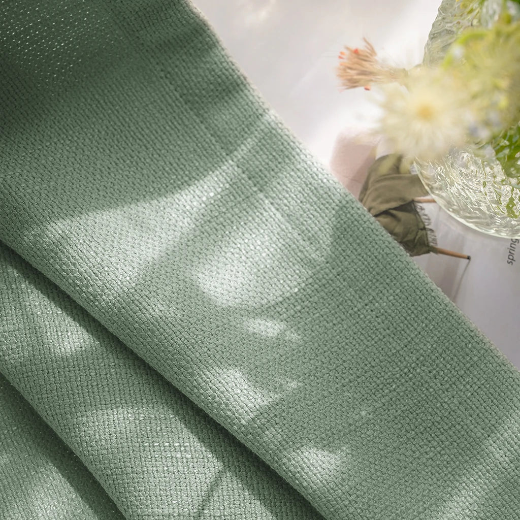John Linen Texture Cotton Curtains