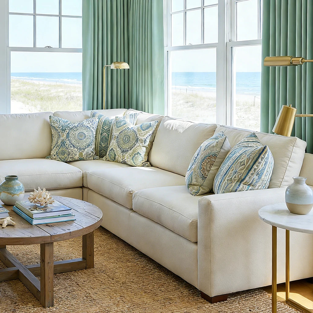 John Linen Texture Cotton Curtains