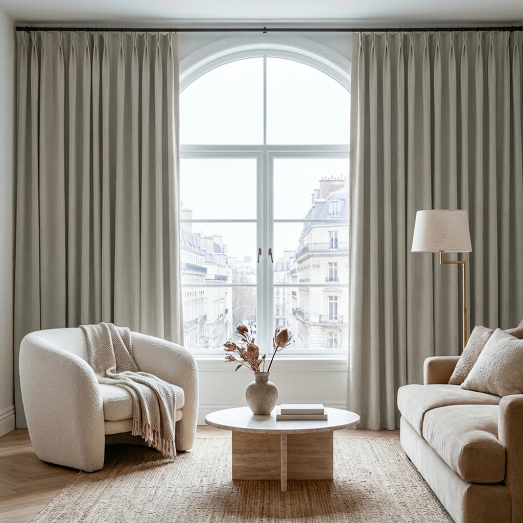 John Linen Texture Cotton Curtains