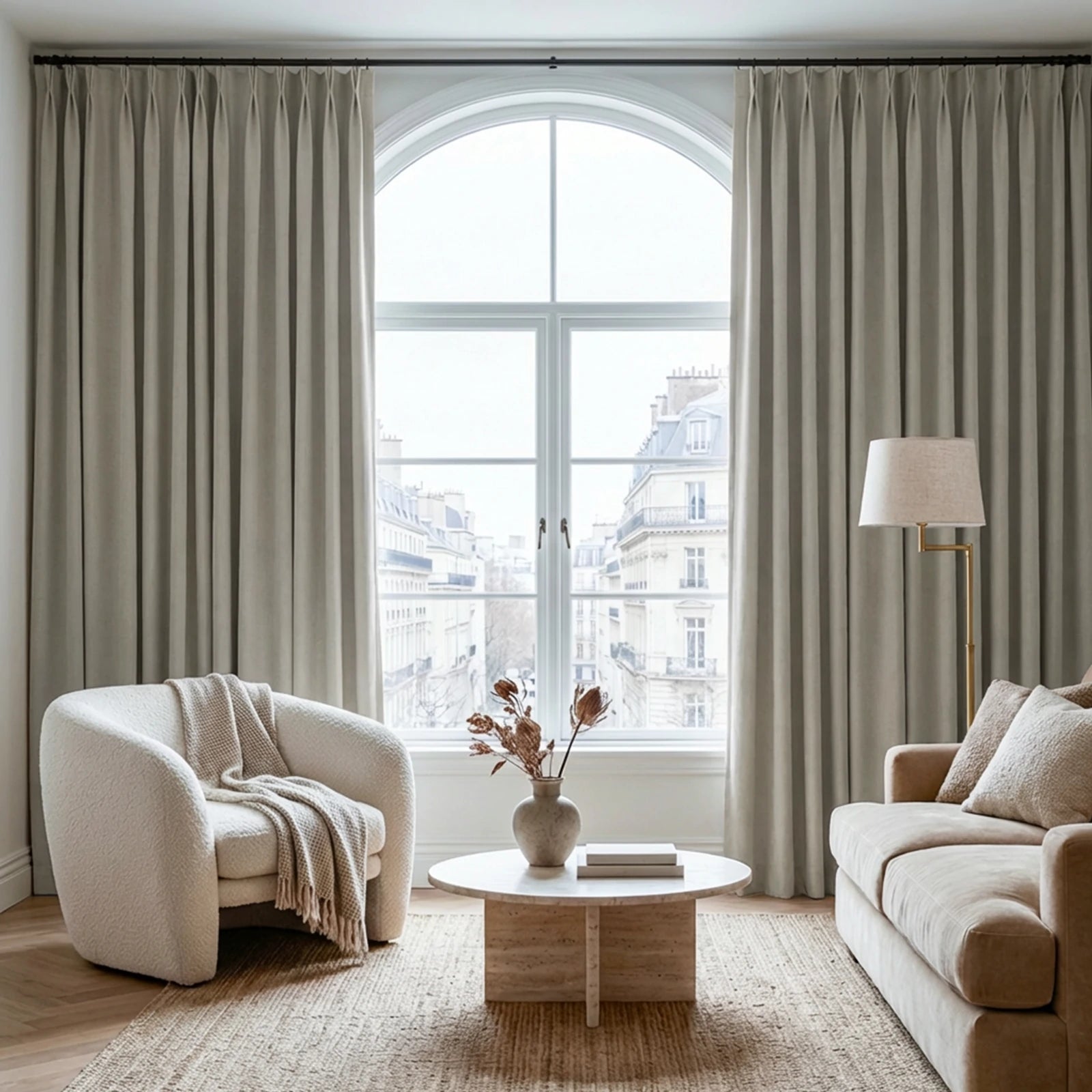 John Linen Texture Cotton Curtains