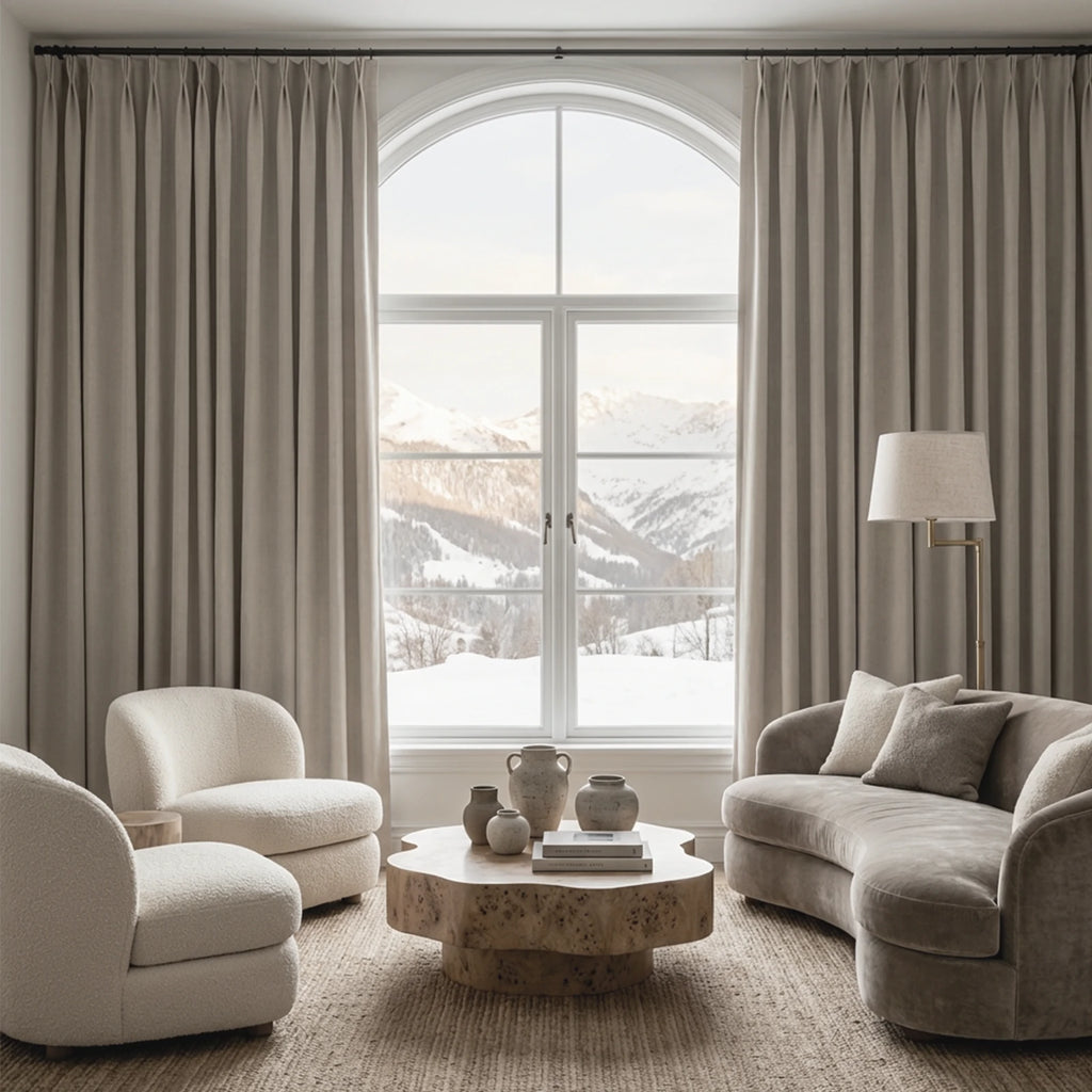 John Linen Texture Cotton Curtains