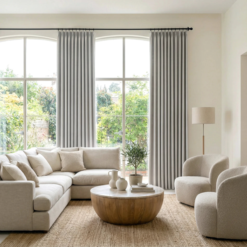 John Linen Texture Cotton Curtains