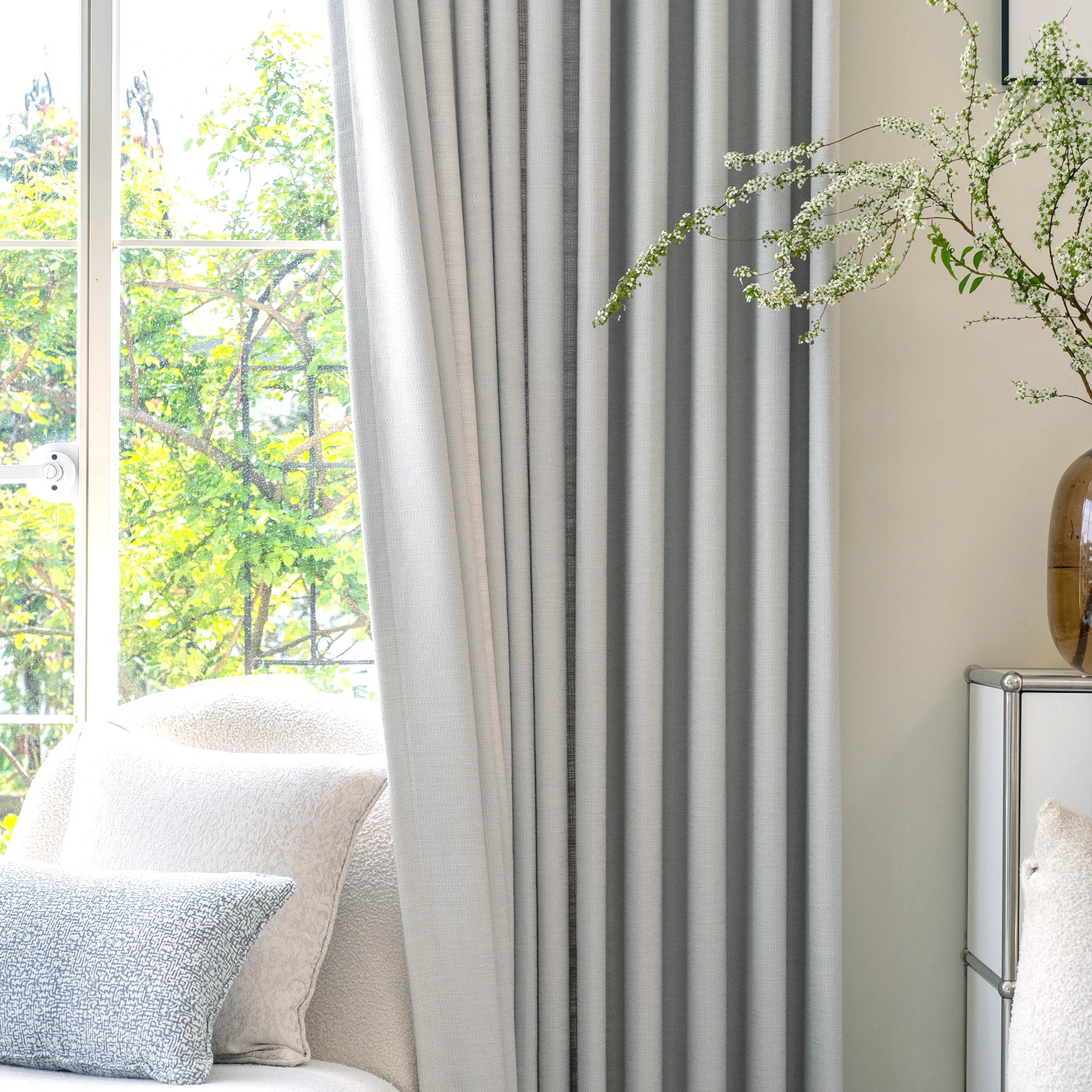 John Linen Texture Cotton Curtains