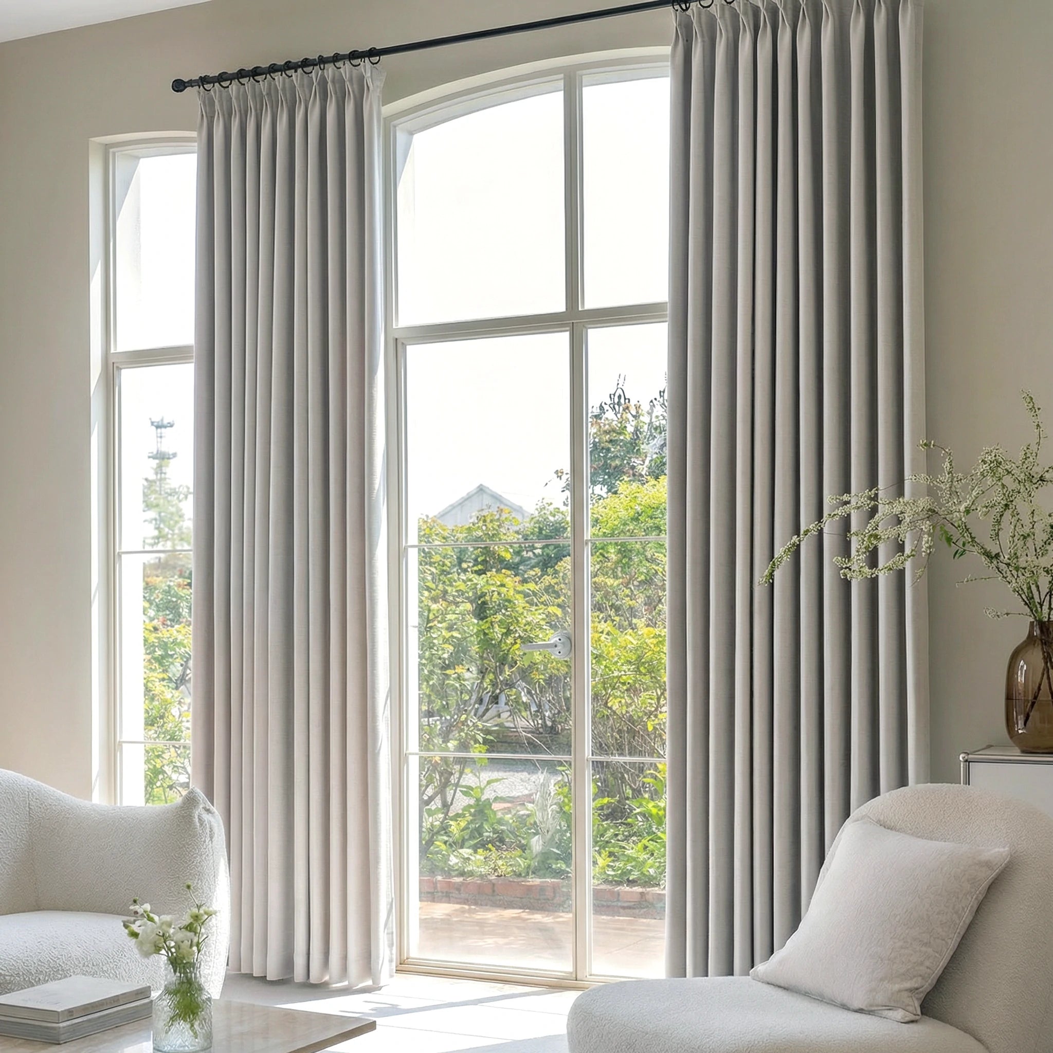 John Linen Texture Cotton Curtains