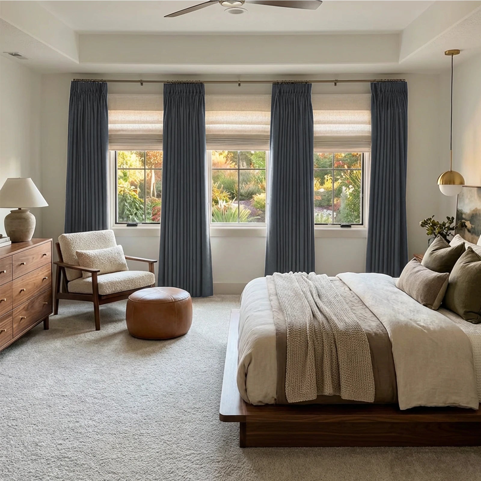 John Linen Texture Cotton Curtains