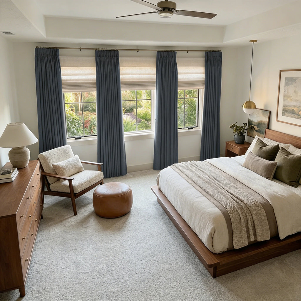 John Linen Texture Cotton Curtains