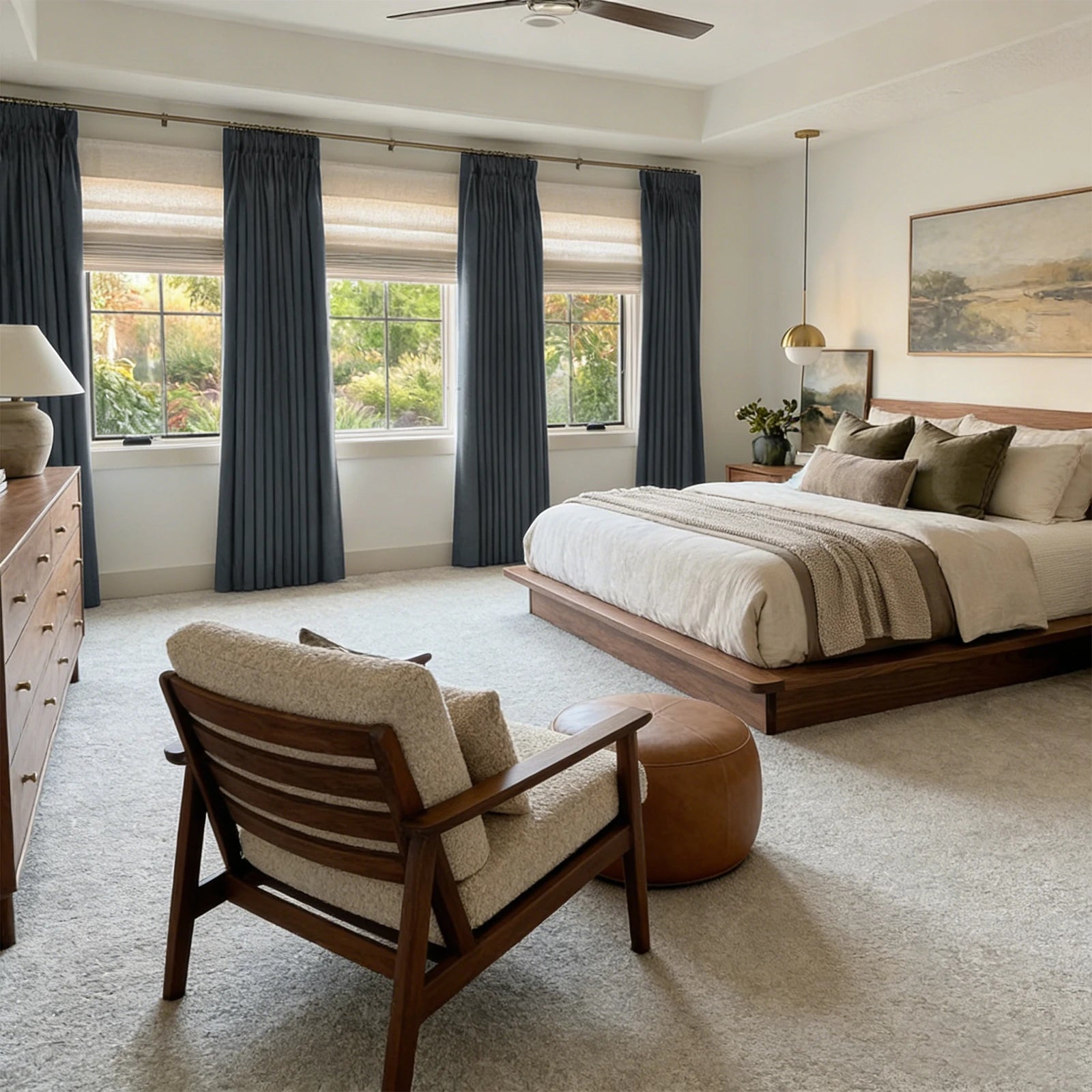 John Linen Texture Cotton Curtains