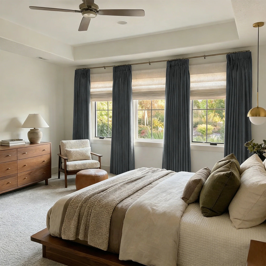 John Linen Texture Cotton Curtains