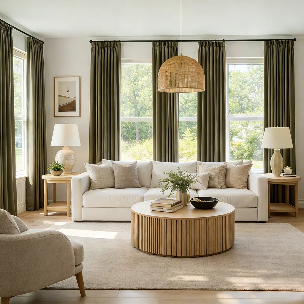 John Linen Texture Cotton Curtains