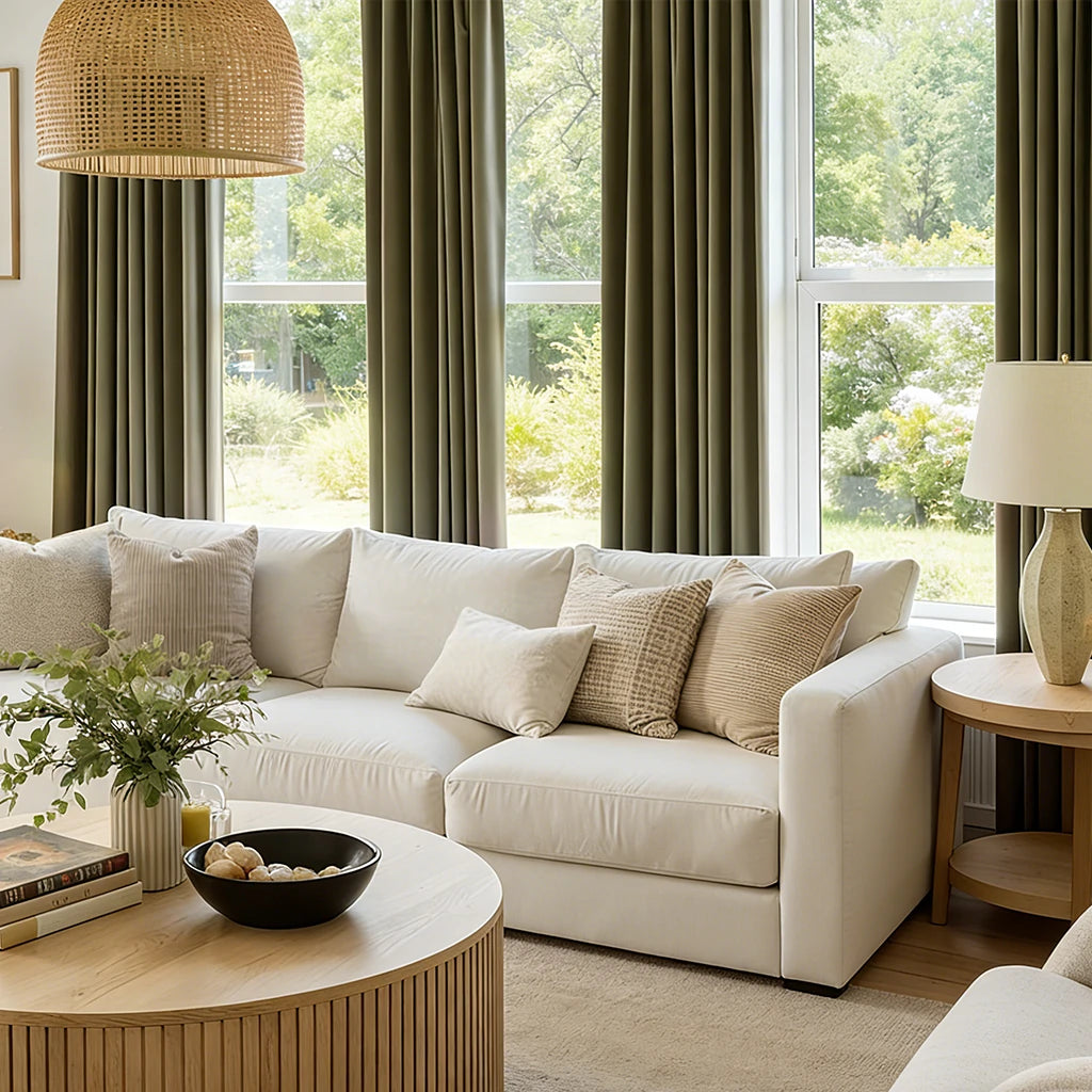 John Linen Texture Cotton Curtains