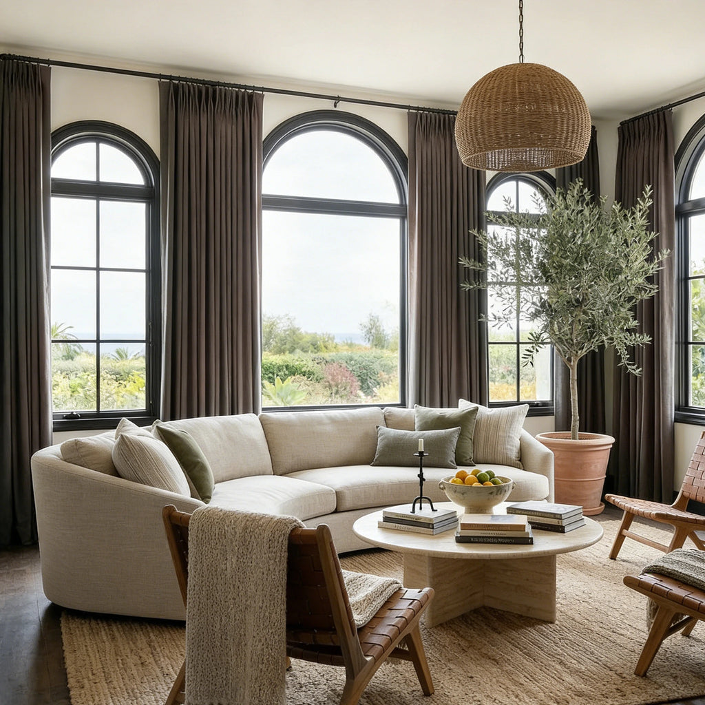 John Linen Texture Cotton Curtains