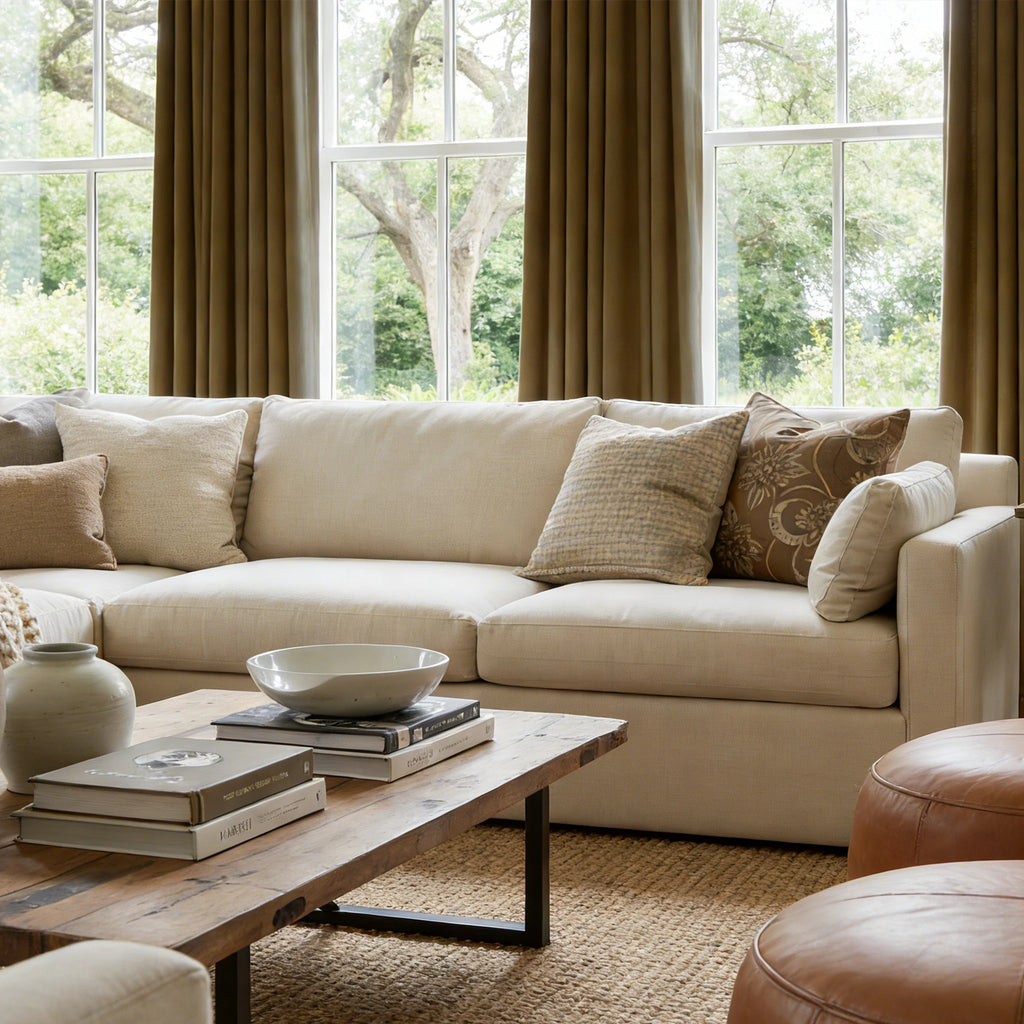 John Linen Texture Cotton Curtains