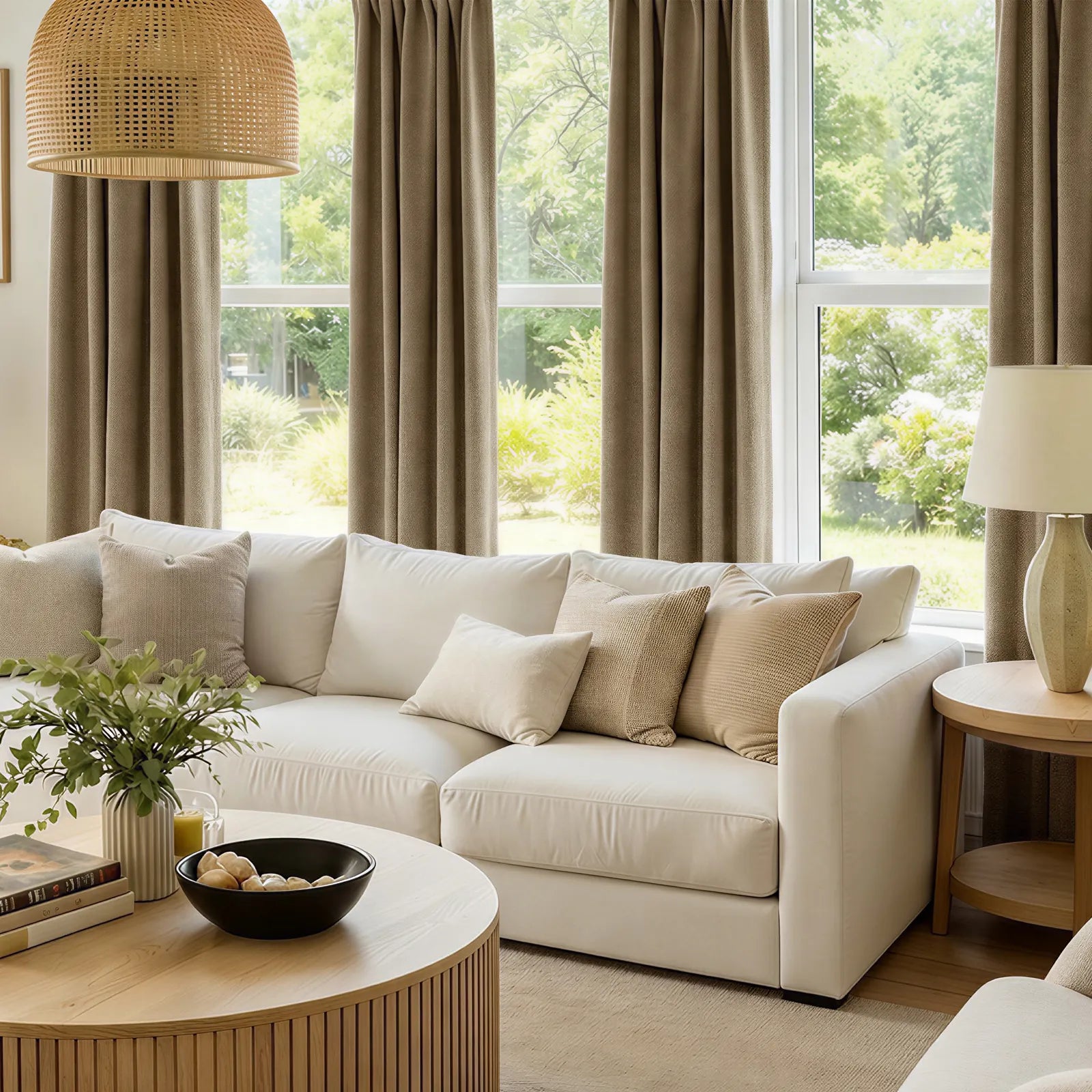 John Linen Texture Cotton Curtains