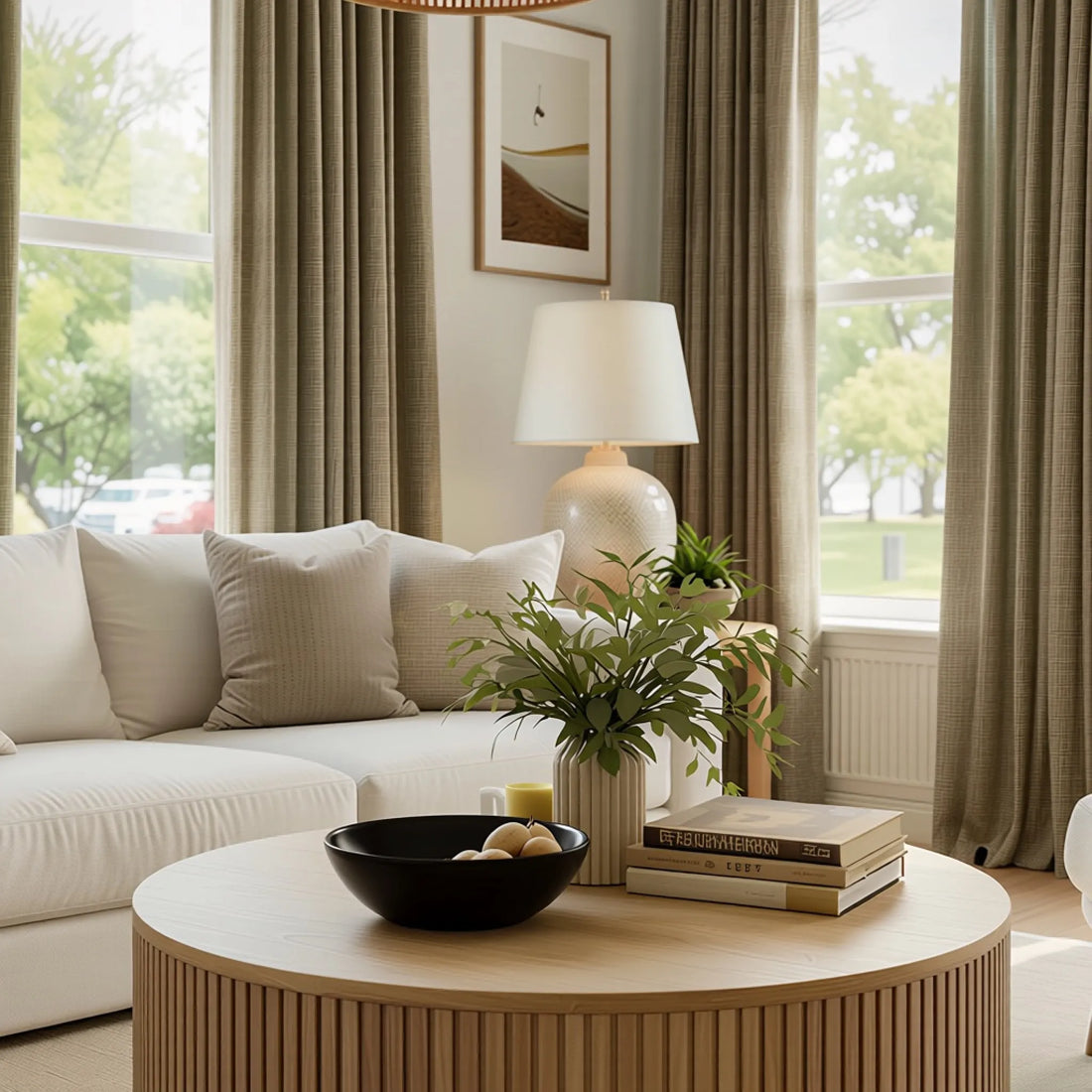 John Linen Texture Cotton Curtains