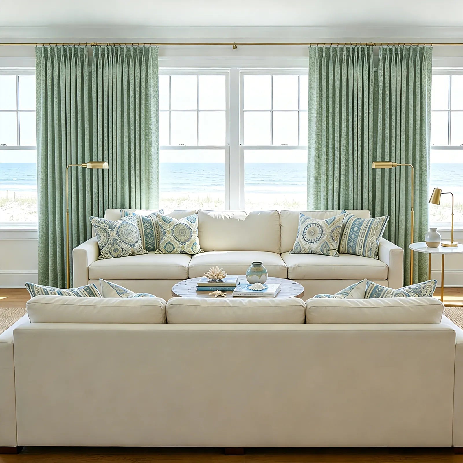 John Linen Texture Cotton Curtains